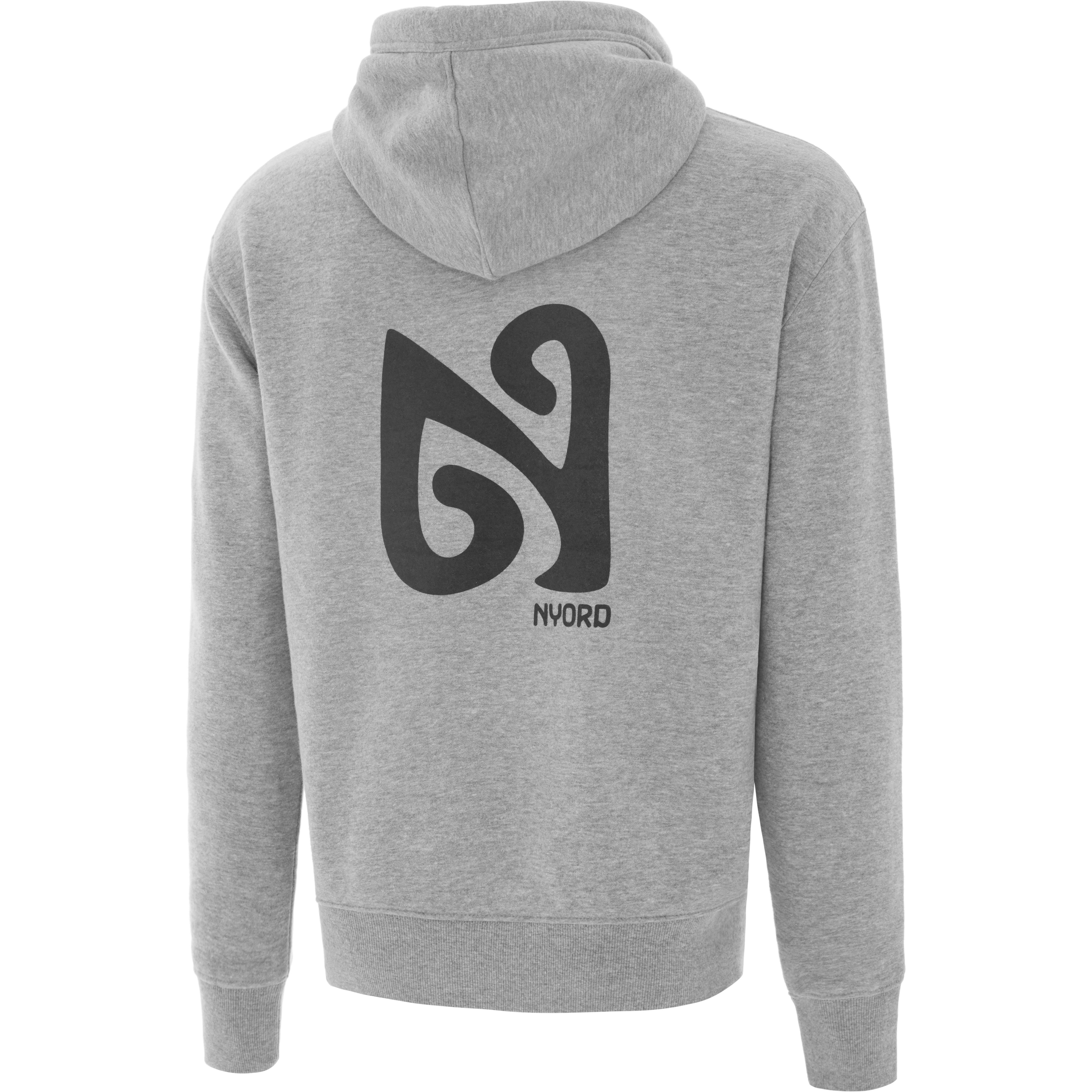 2025 Nyord Logo Hoodie AM001 - Grey Heather